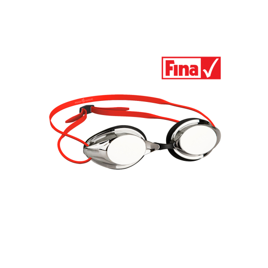 Mad Wave Racing goggles STREAMLINE Mirror Red One 